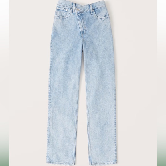 Abercrombie & Fitch Jeans Abercrombie The 9s Straight High Rise